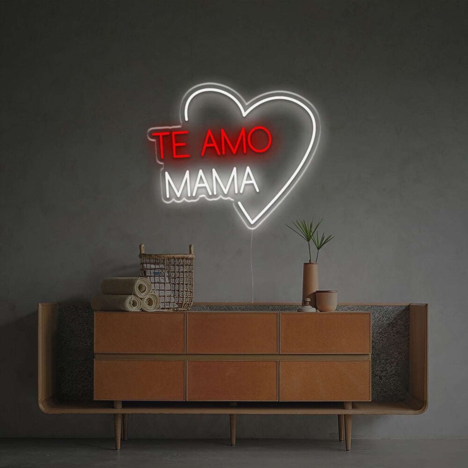 Te Amo Mama Led Neon Sign | Shineneon