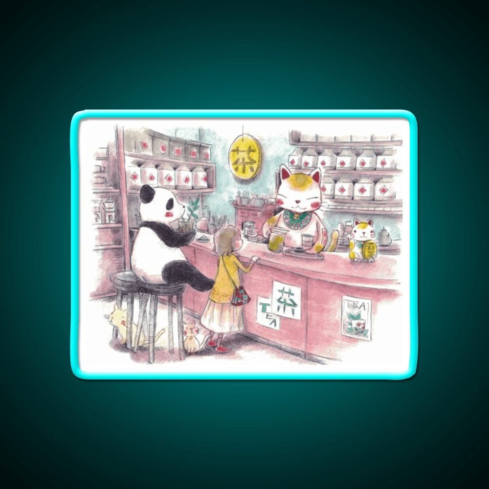 Tea Shop Asian Cultural Led Neon Sign Rgb Color - Shineneon