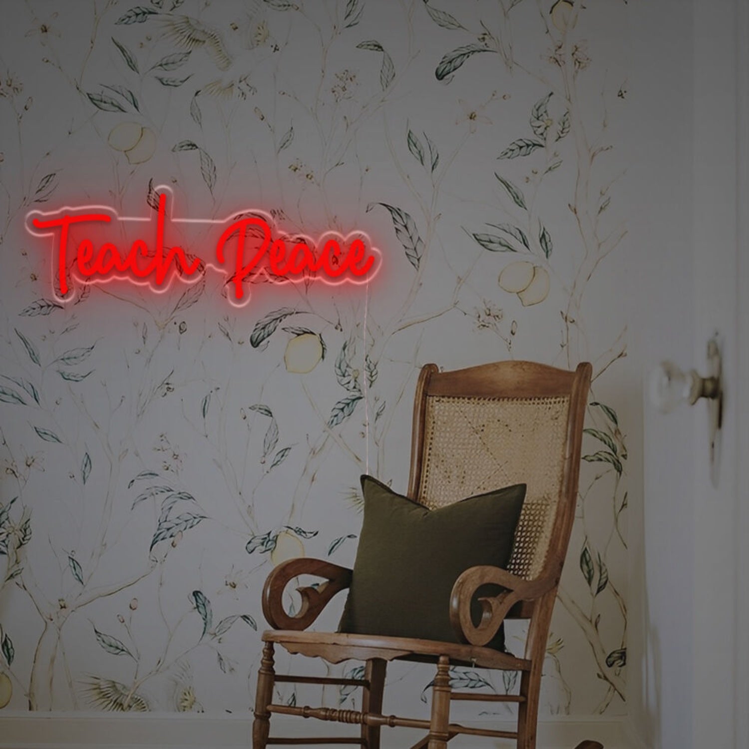 Teach Peace Led Neon Sign For Home Decor | Shineneon
