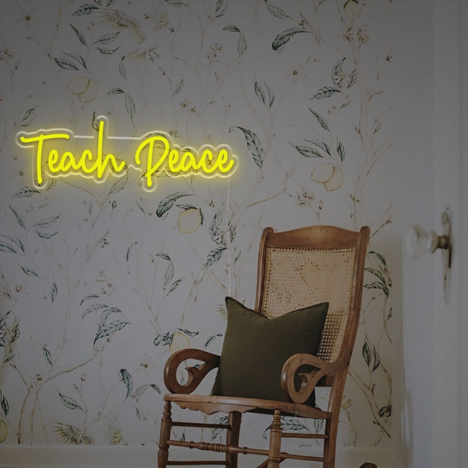 Teach Peace Led Neon Sign For Home Decor | Shineneon