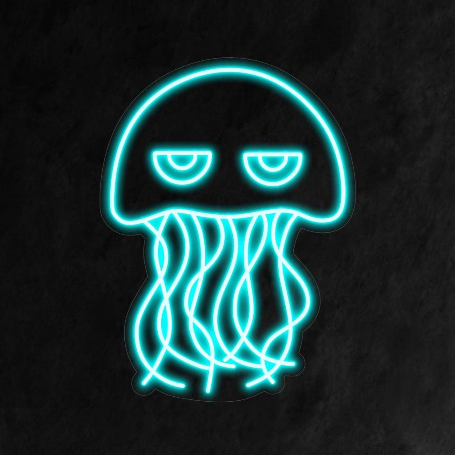 Teal Cartoon Jellyfish Led Neon Sign Indoor Wall Party Bar Decor | Shineneon