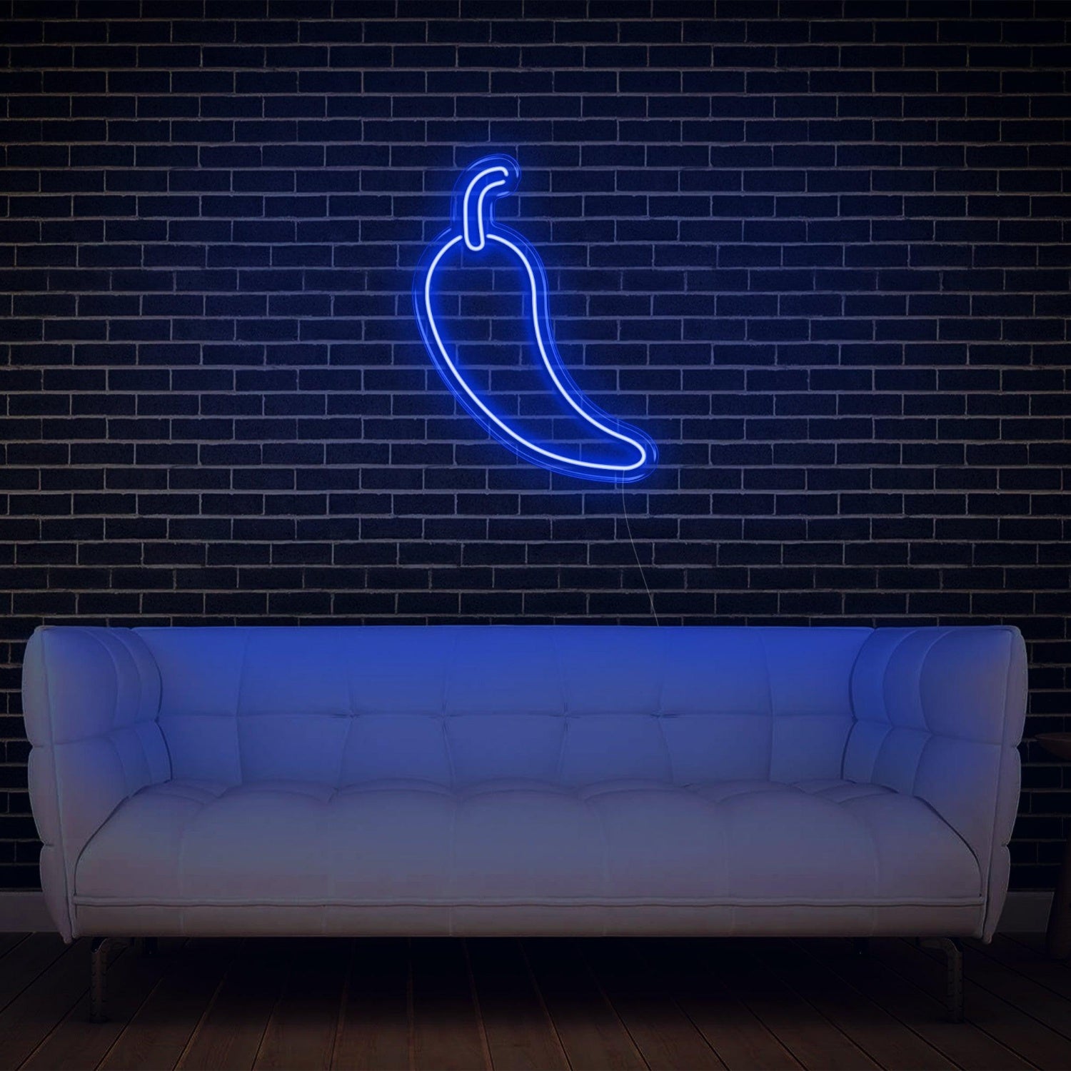 Teal Chili Led Neon Sign For Modern Home And Restaurant Wall Decor | Shineneon
