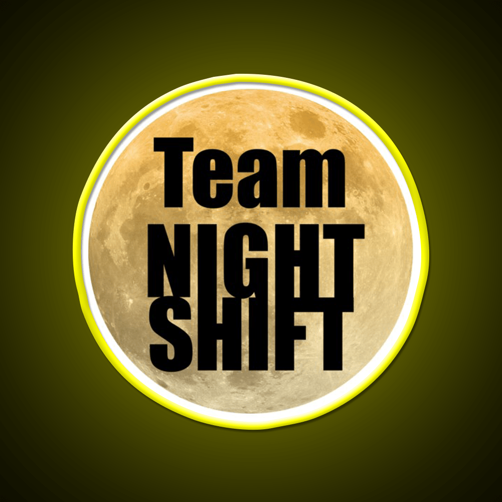 Team Night Shift Welcome Led Neon Sign Open Sign Rgb Color - Shineneon