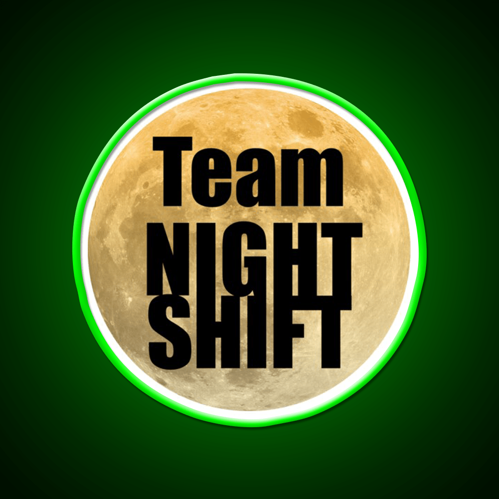 Team Night Shift Welcome Led Neon Sign Open Sign Rgb Color - Shineneon
