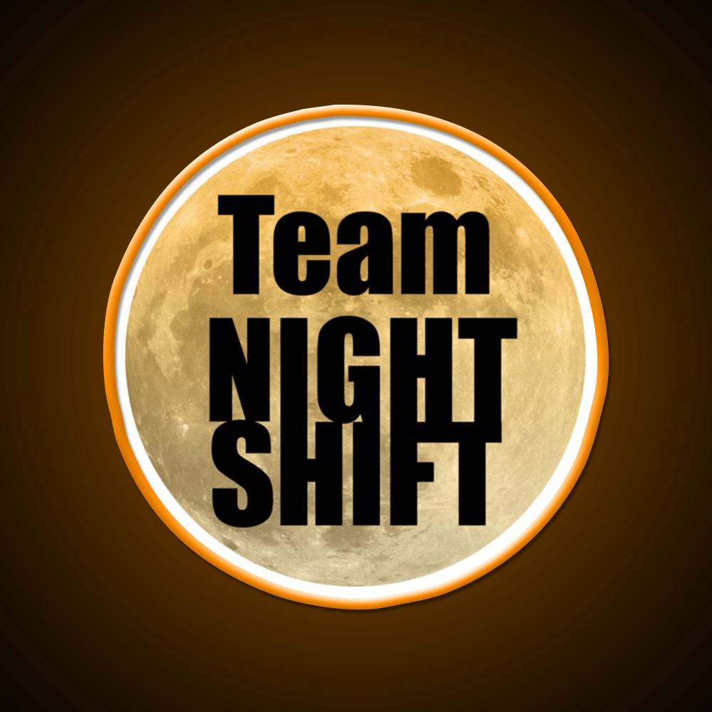 Team Night Shift Welcome Led Neon Sign Open Sign Rgb Color - Shineneon