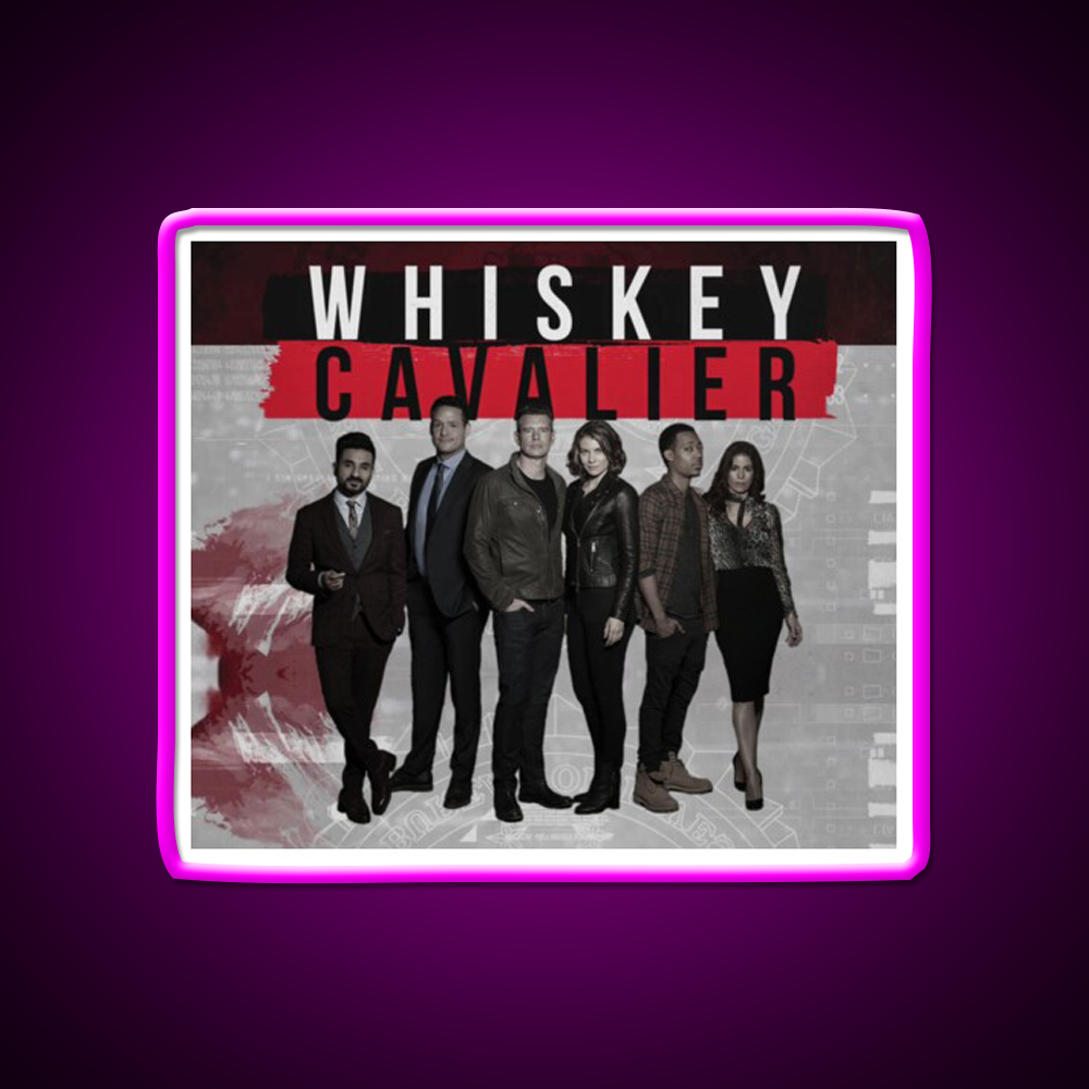 Team Whiskey Drink Bar Led Neon Sign Wall Art Rgb Color