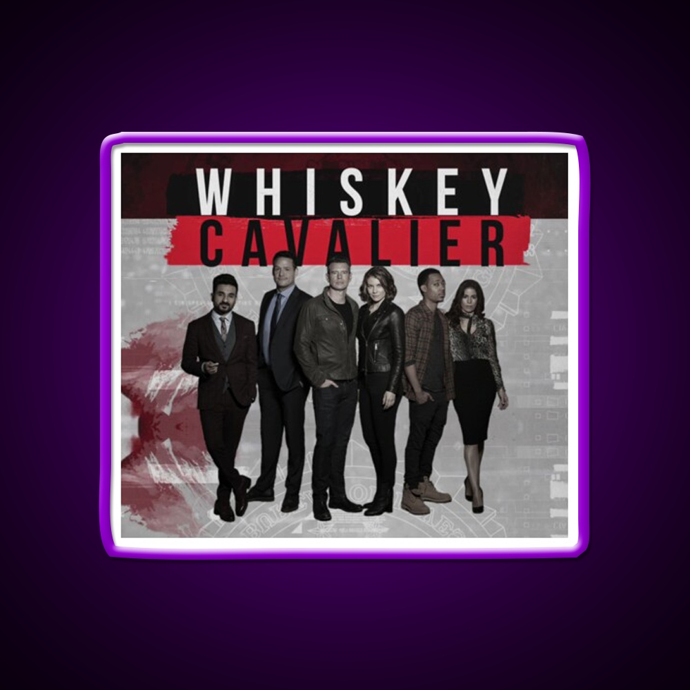 Team Whiskey Drink Bar Led Neon Sign Wall Art Rgb Color