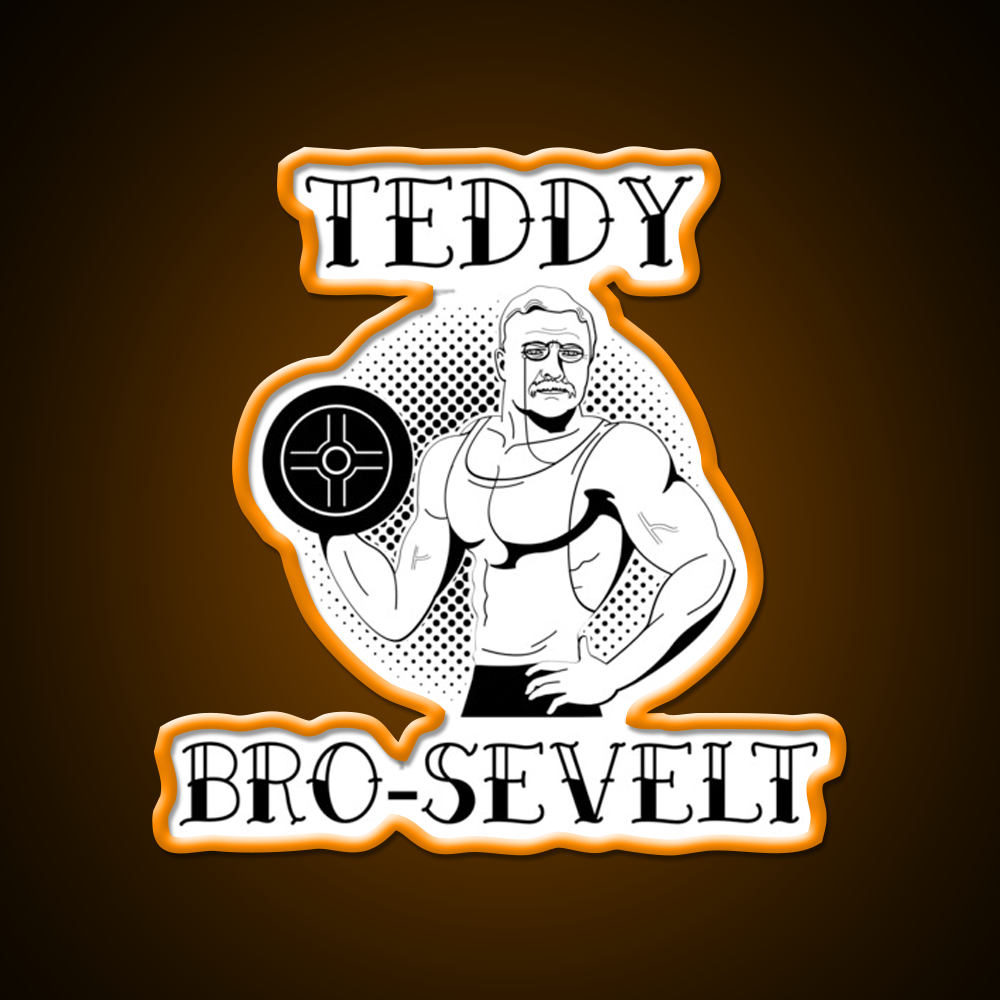 Teddy Bro Sevelt Gym Fitness Led Neon Sign Rgb Color