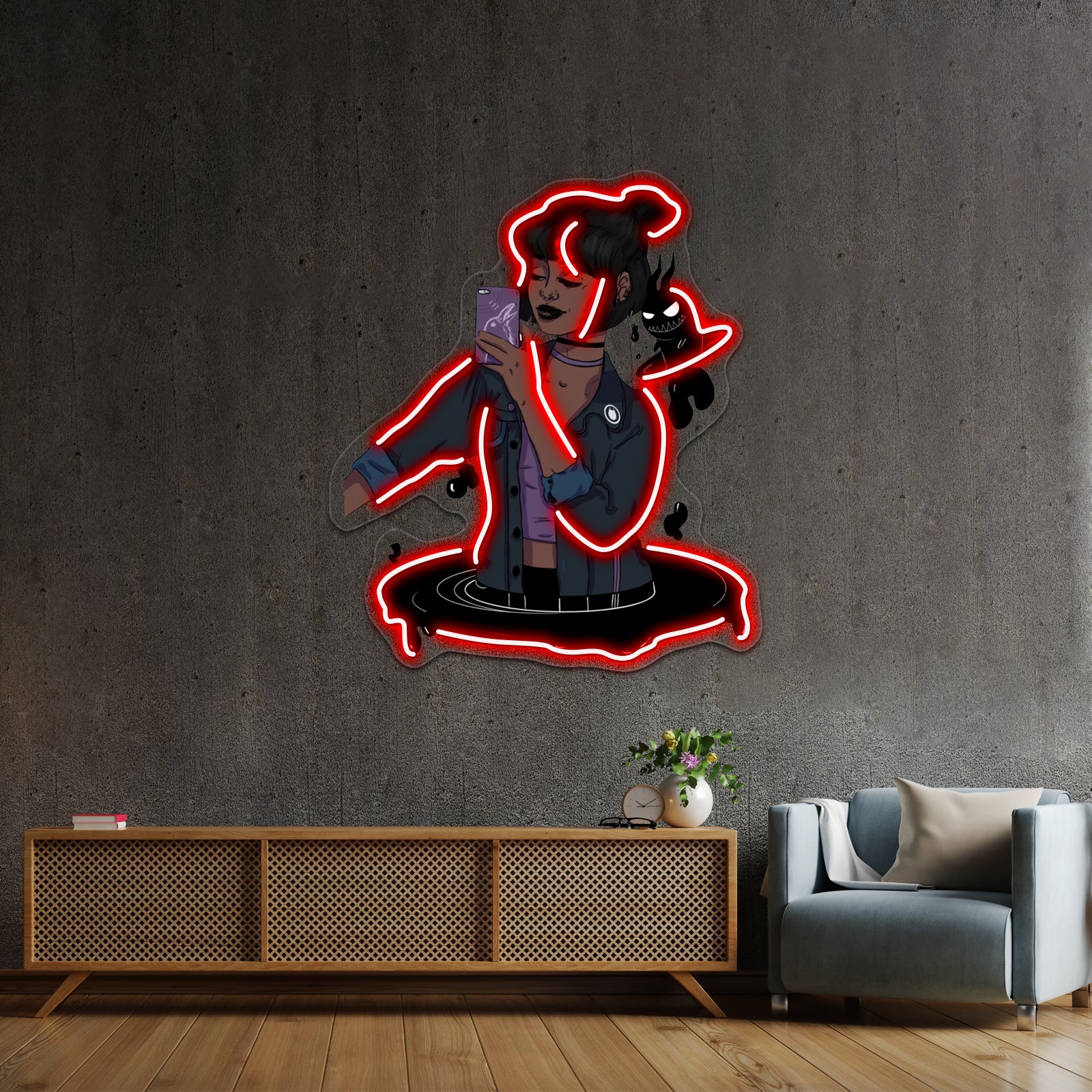 Teen Titans Raven Wall Artwork Neon Signs | Shineneon