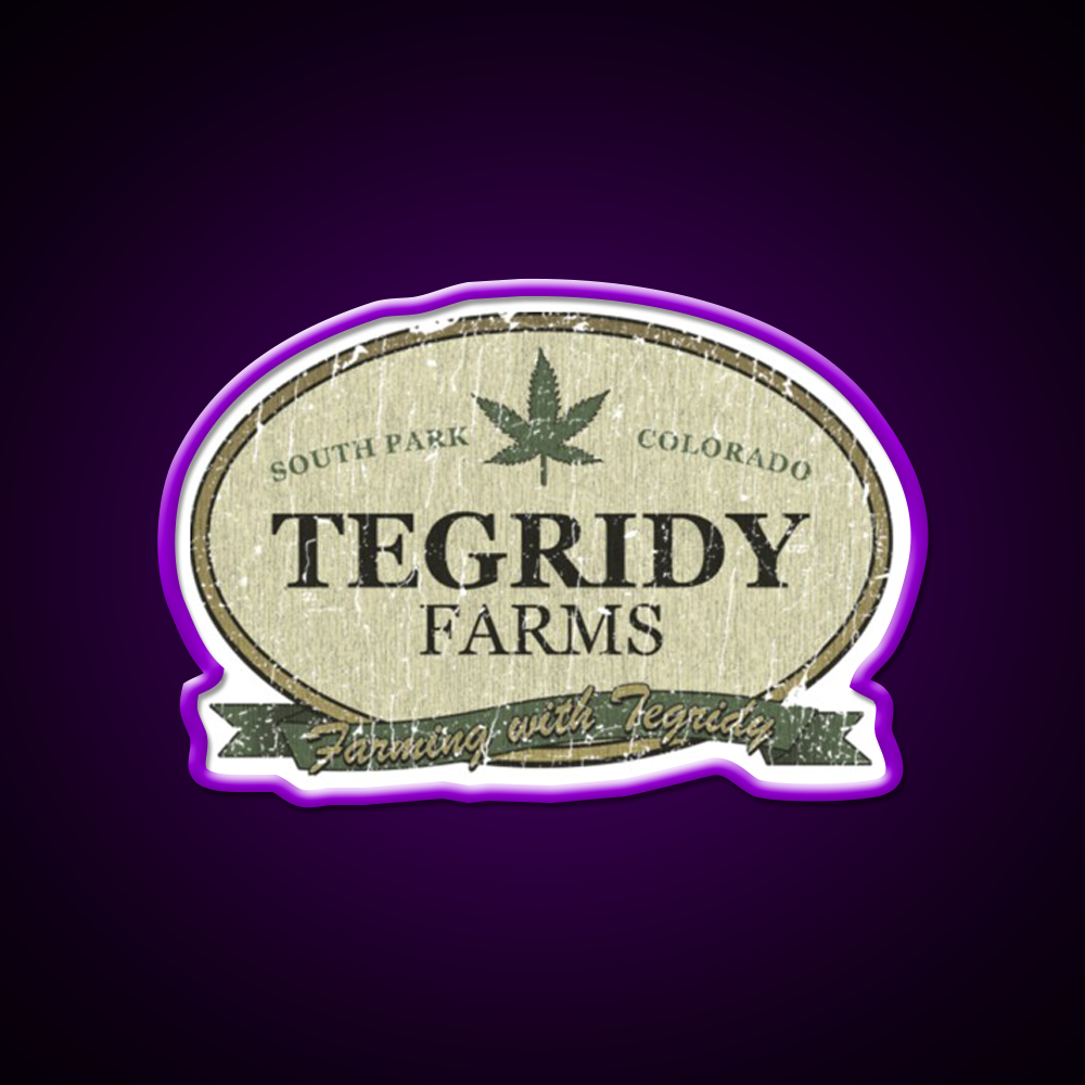 Tegridy Farms Hemp Inspired Green Leaf Led Neon Sign 420 Neon Decor Rgb Color - LED neon sign view 9