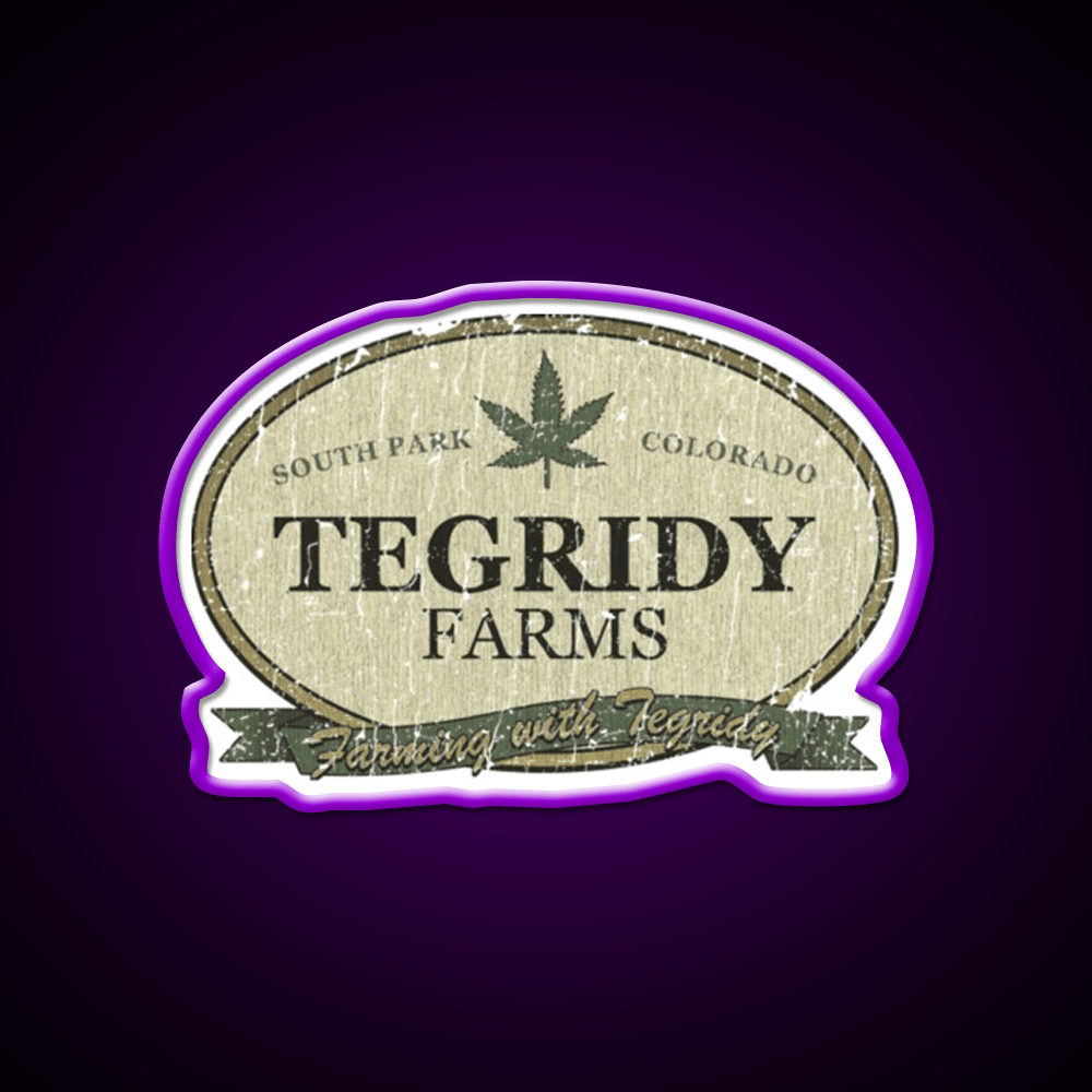 Tegridy Farms Hemp Inspired Green Leaf Led Neon Sign 420 Neon Decor Rgb Color - Shineneon