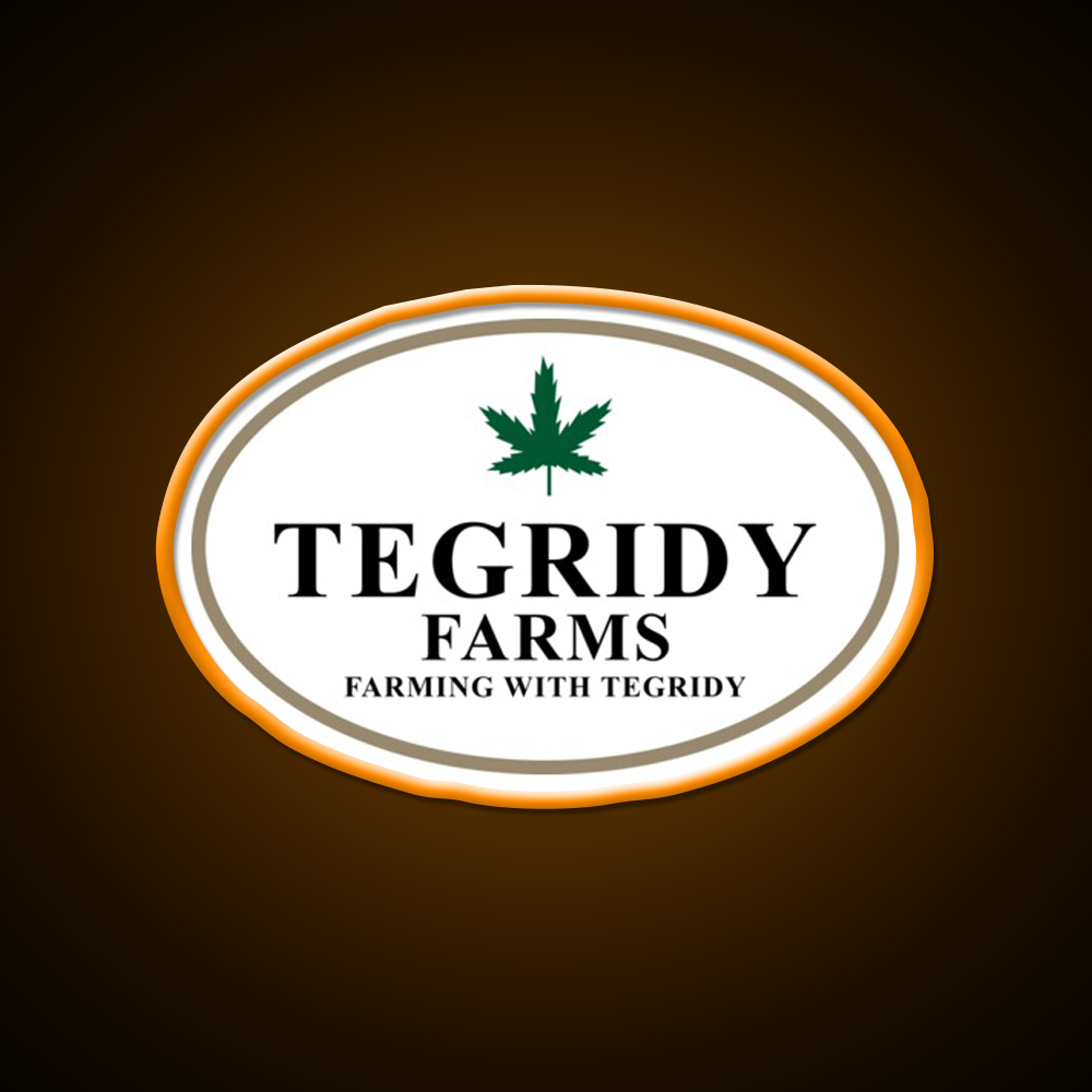 Tegridy Farms Hemp Inspired Green Leaf Led Neon Sign Rgb Color - LED neon sign view 6
