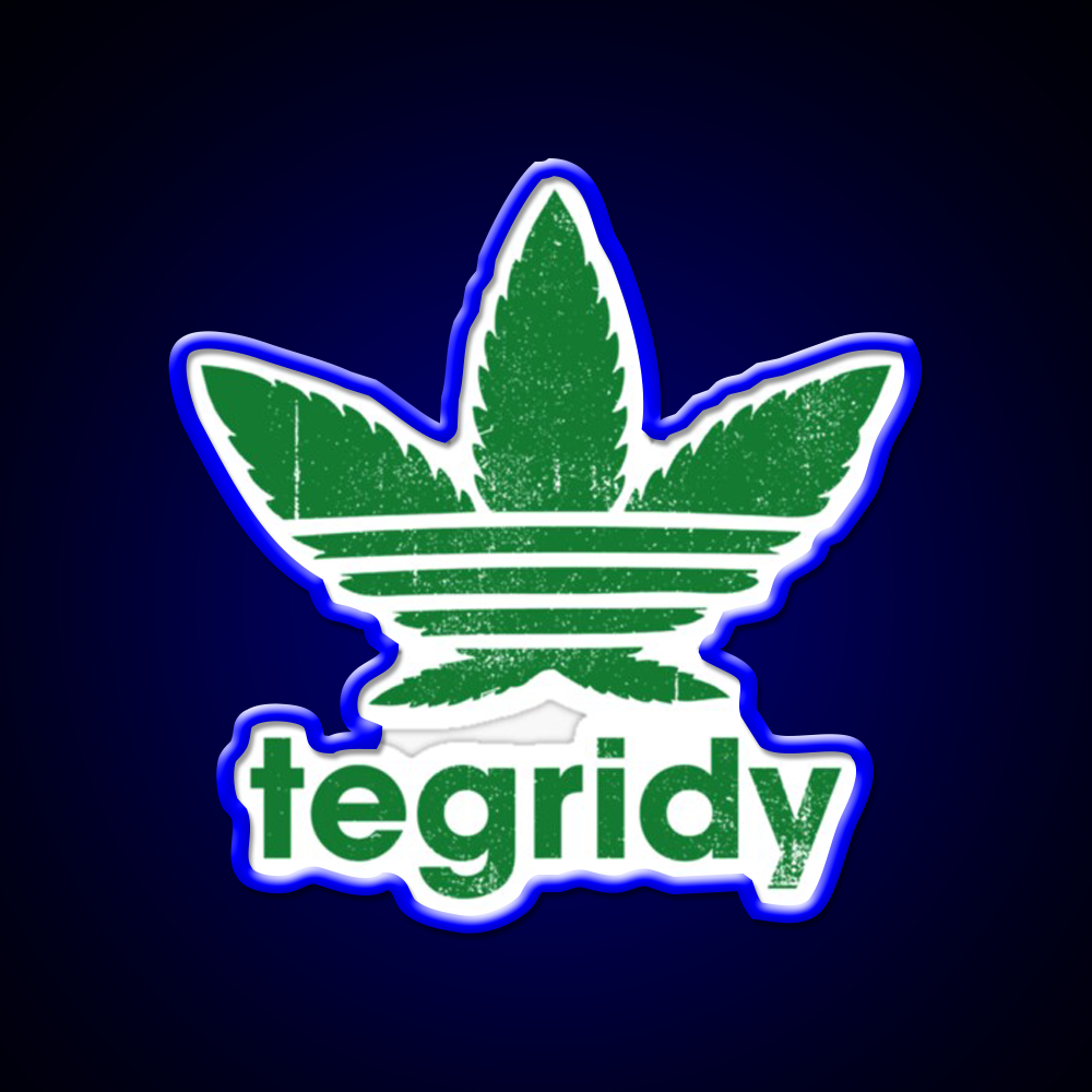 Tegridy Farms Hemp Inspired Green Leaf Led Neon Sign Room Light Sign Rgb Color - LED neon sign view 5
