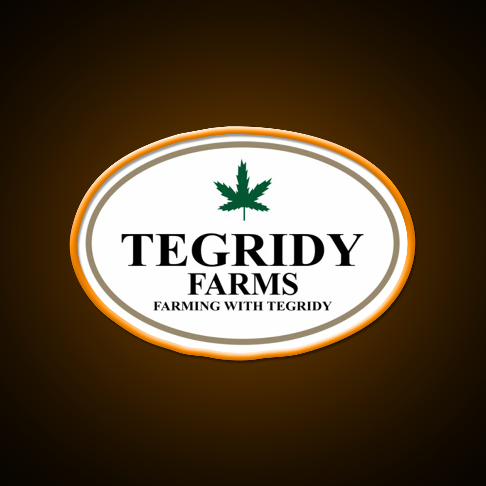 Tegridy Farms Hemp Inspired Green Leaf Led Neon Sign Wall Decor Rgb Color - LED neon sign view 6