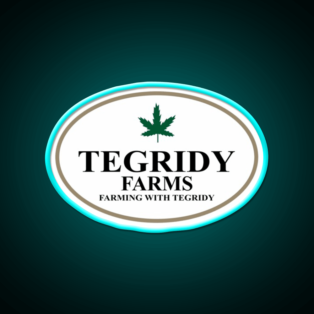 Tegridy Farms Hemp Inspired Green Leaf Led Neon Sign Wall Decor Rgb Color - Shineneon