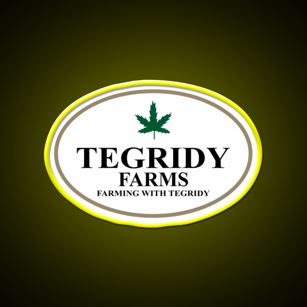 Tegridy Farms Hemp Inspired Green Leaf Led Neon Sign Wall Decor Rgb Color - LED neon sign view 7