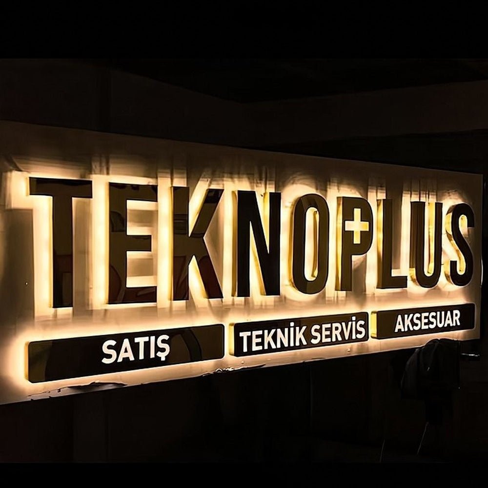 Teknoplus Salon 3D Backlit Channel Letters Led Light Sign - Shineneon