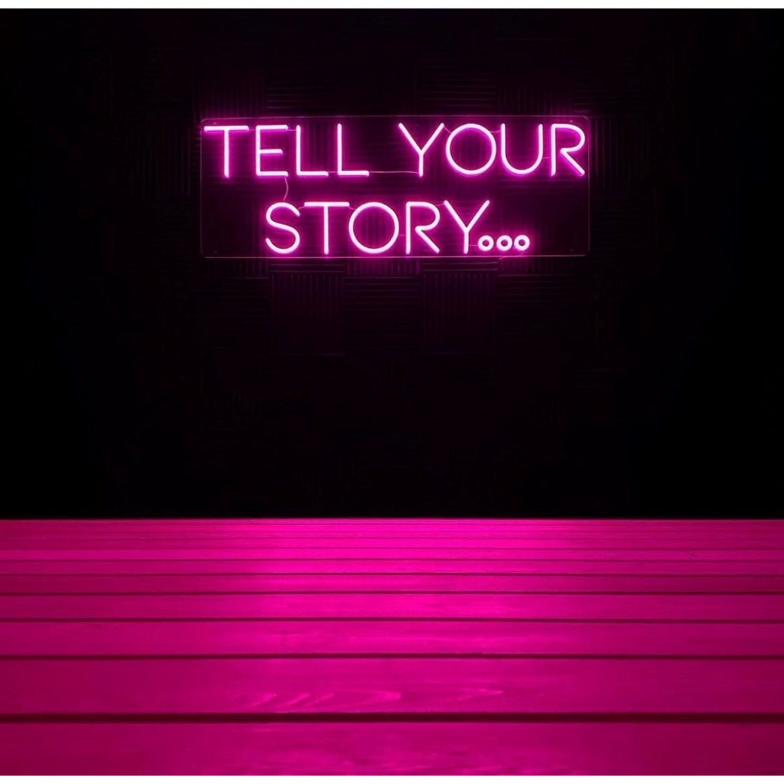 Tell Your Story Led Sign Business Neon Sign - Shineneon