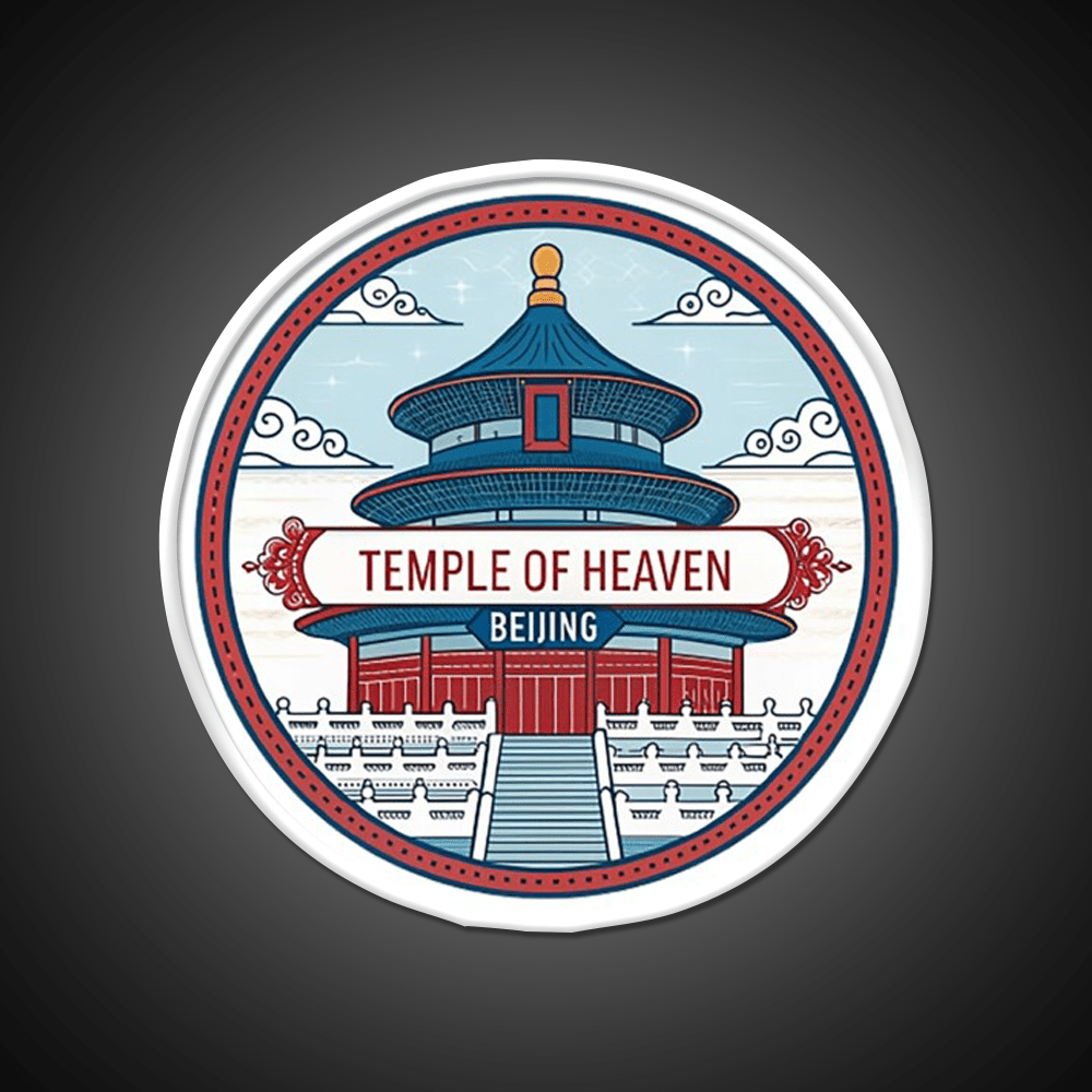 Temple Of Heaven Asian Cultural Led Neon Sign Rgb Color - Shineneon
