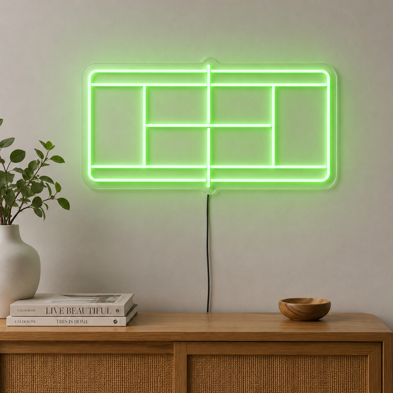 Tennis Wall Decor LED Neon Sign main product image