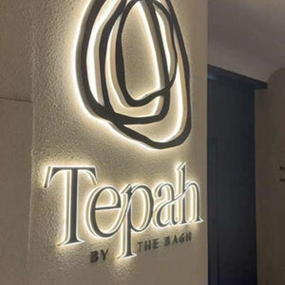 Tepah Big Logo 3D Backlit Channel Letters Led Light Sign - Shineneon