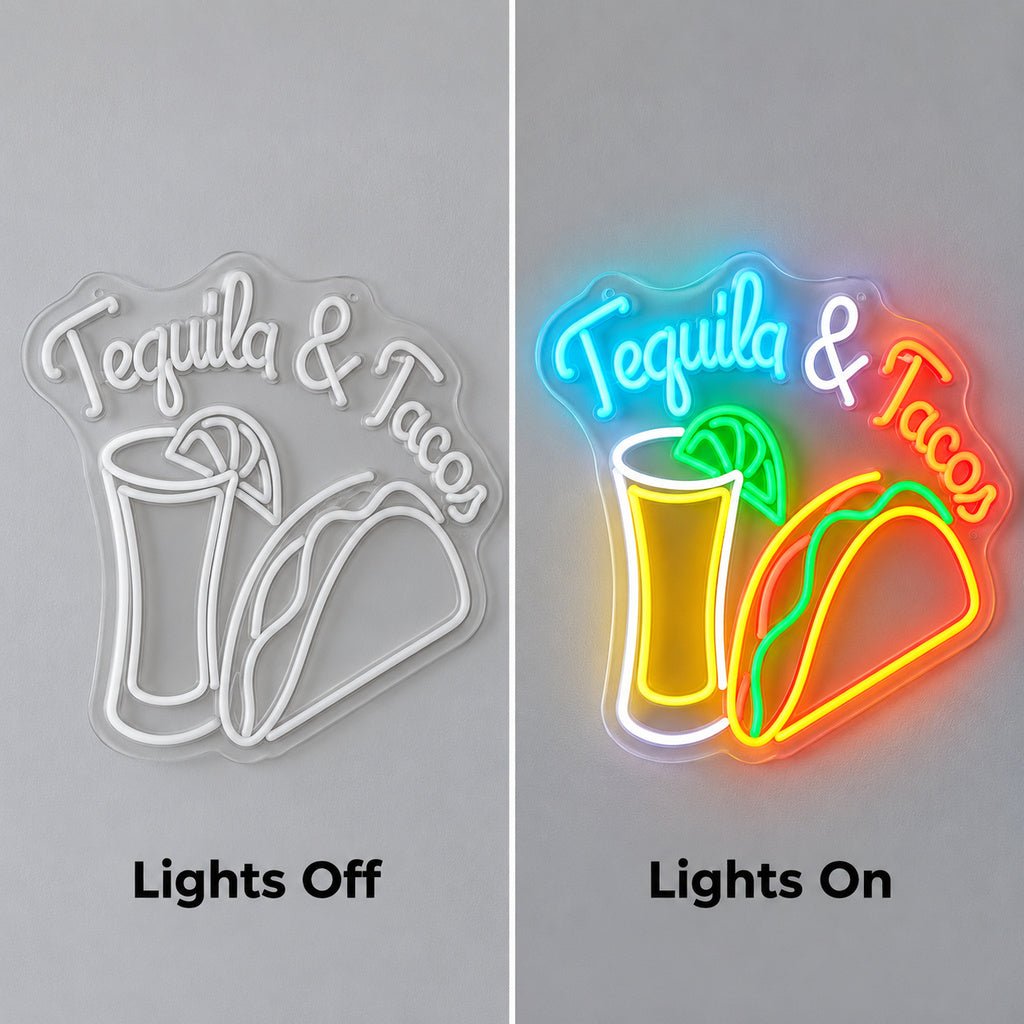 Tequila And Tacos LED Neon Sign - Shineneon