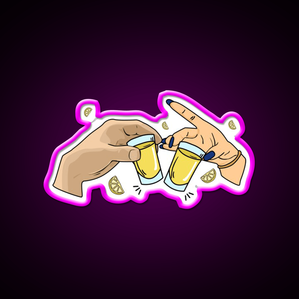 Tequila Buddy Party Drink Tequila Led Neon Sign Rgb Color - Shineneon