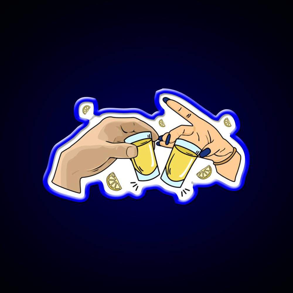 Tequila Buddy Party Drink Tequila Led Neon Sign Rgb Color - Shineneon