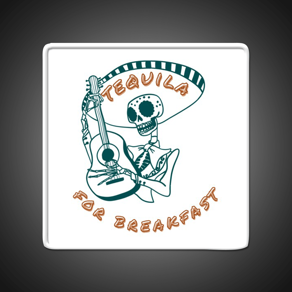 Tequila For Breakfast Party Drink Tequila Led Neon Sign Rgb Color - Shineneon