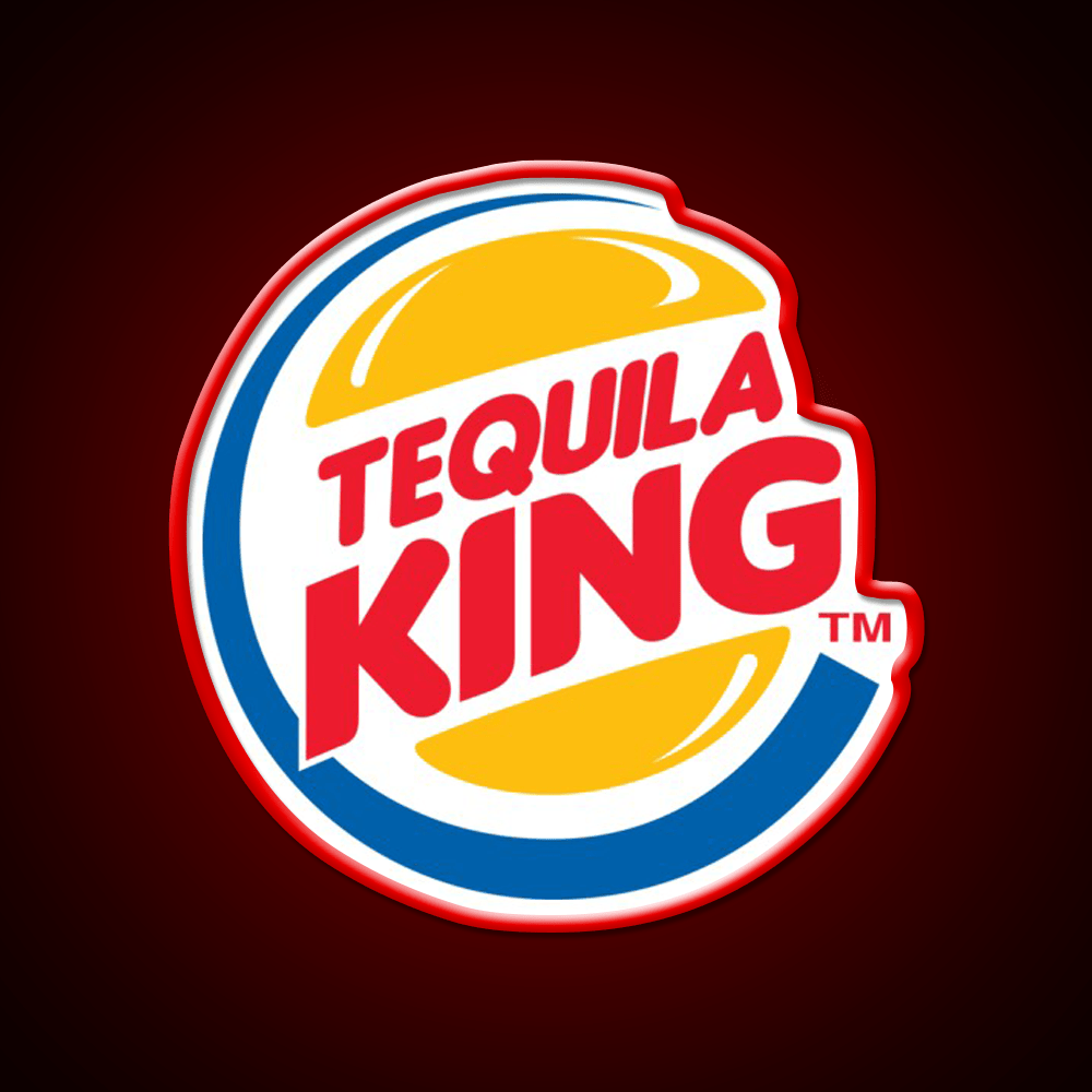 Tequila King Perfect Piece For Whiskey Lovers Party Drink Tequila Led Neon Sign Rgb Color - Shineneon