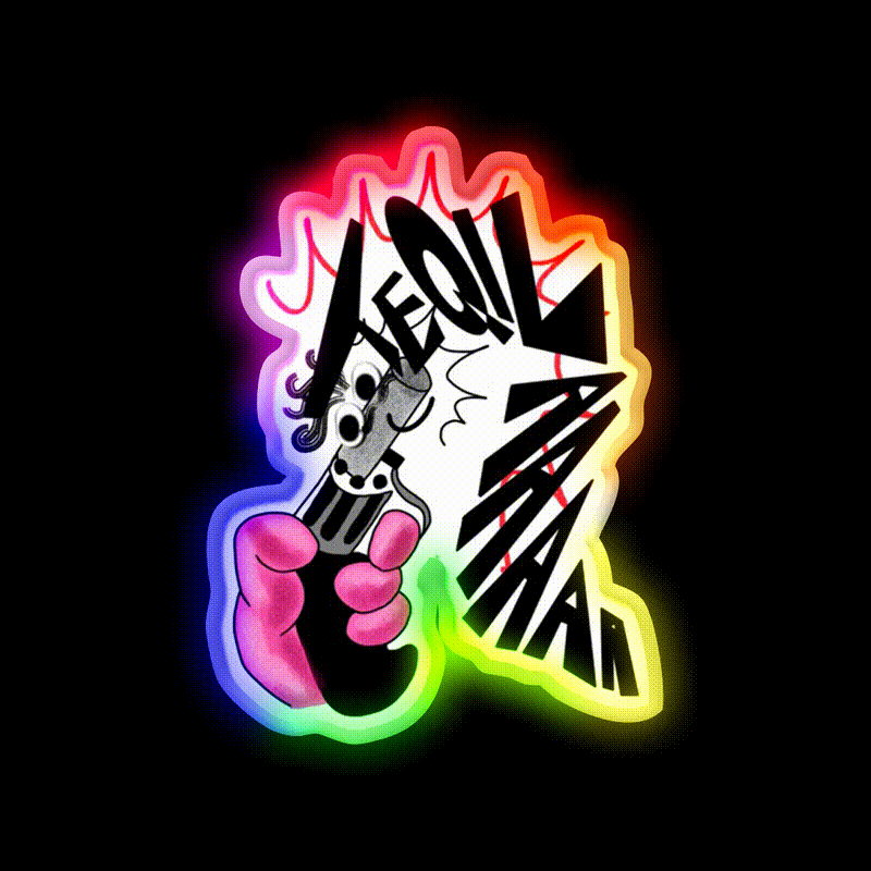 Tequila Party Drink Tequila Led Neon Sign Bar Wall Light Rgb Color - LED neon sign close-up detail