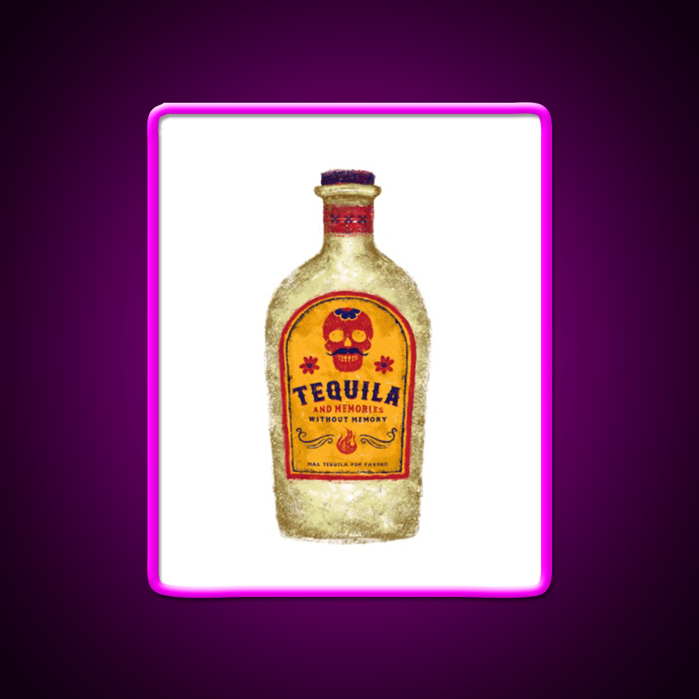 Tequila Party Drink Tequila Led Neon Sign Wall Light Rgb Color - Shineneon