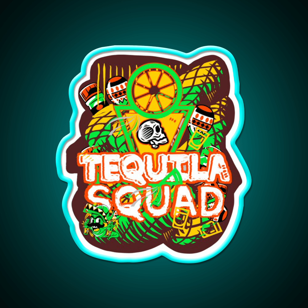 Tequila Party Party Drink Tequila Led Neon Sign Rgb Color - Shineneon