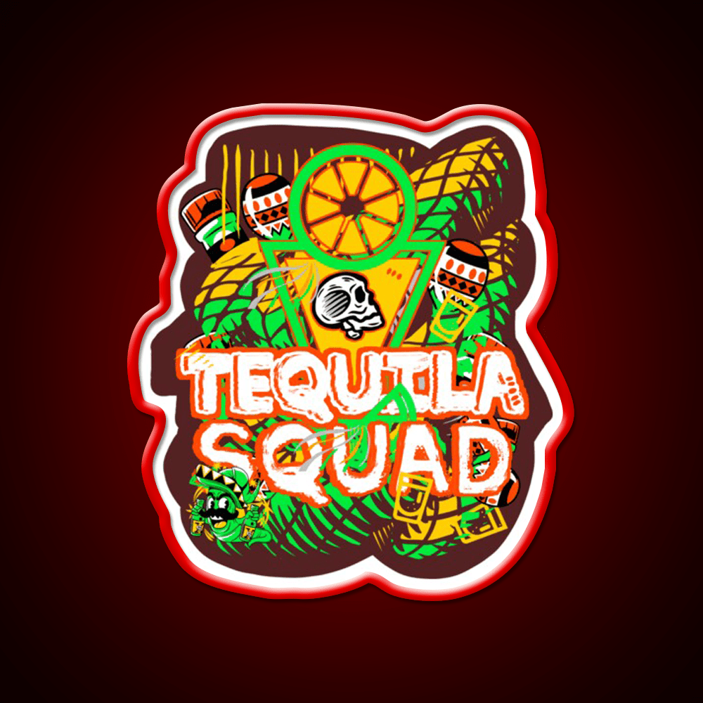 Tequila Party Party Drink Tequila Led Neon Sign Rgb Color - Shineneon