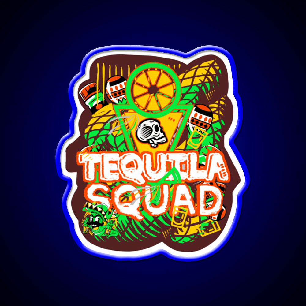 Tequila Party Party Drink Tequila Led Neon Sign Rgb Color - Shineneon