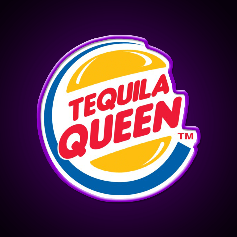 Tequila Queen Piece For Tequila Lovers Party Drink Tequila Led Neon Sign Rgb Color - Shineneon