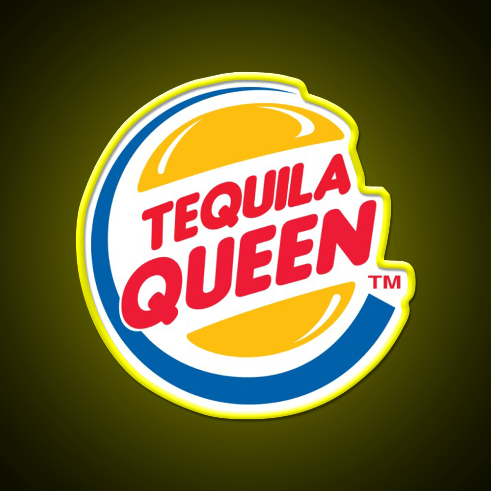 Tequila Queen Piece For Tequila Lovers Party Drink Tequila Led Neon Sign Rgb Color - Shineneon