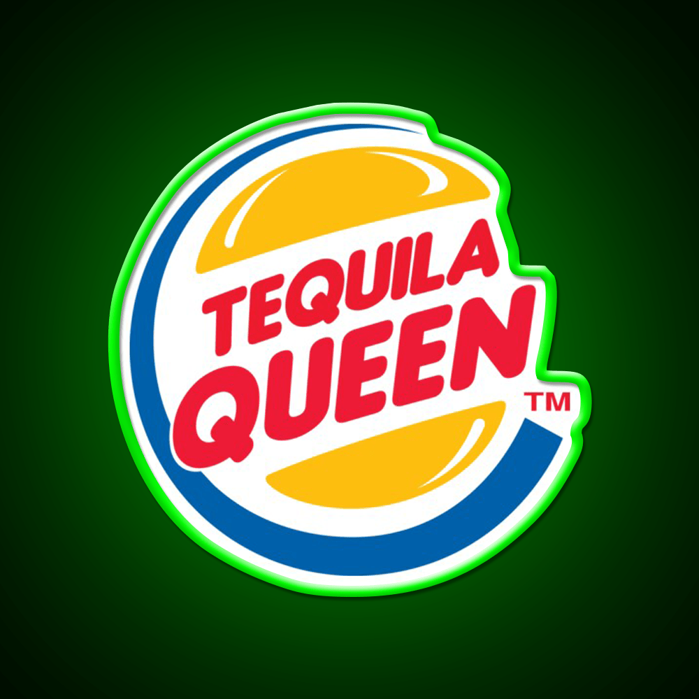 Tequila Queen Piece For Tequila Lovers Party Drink Tequila Led Neon Sign Rgb Color - Shineneon