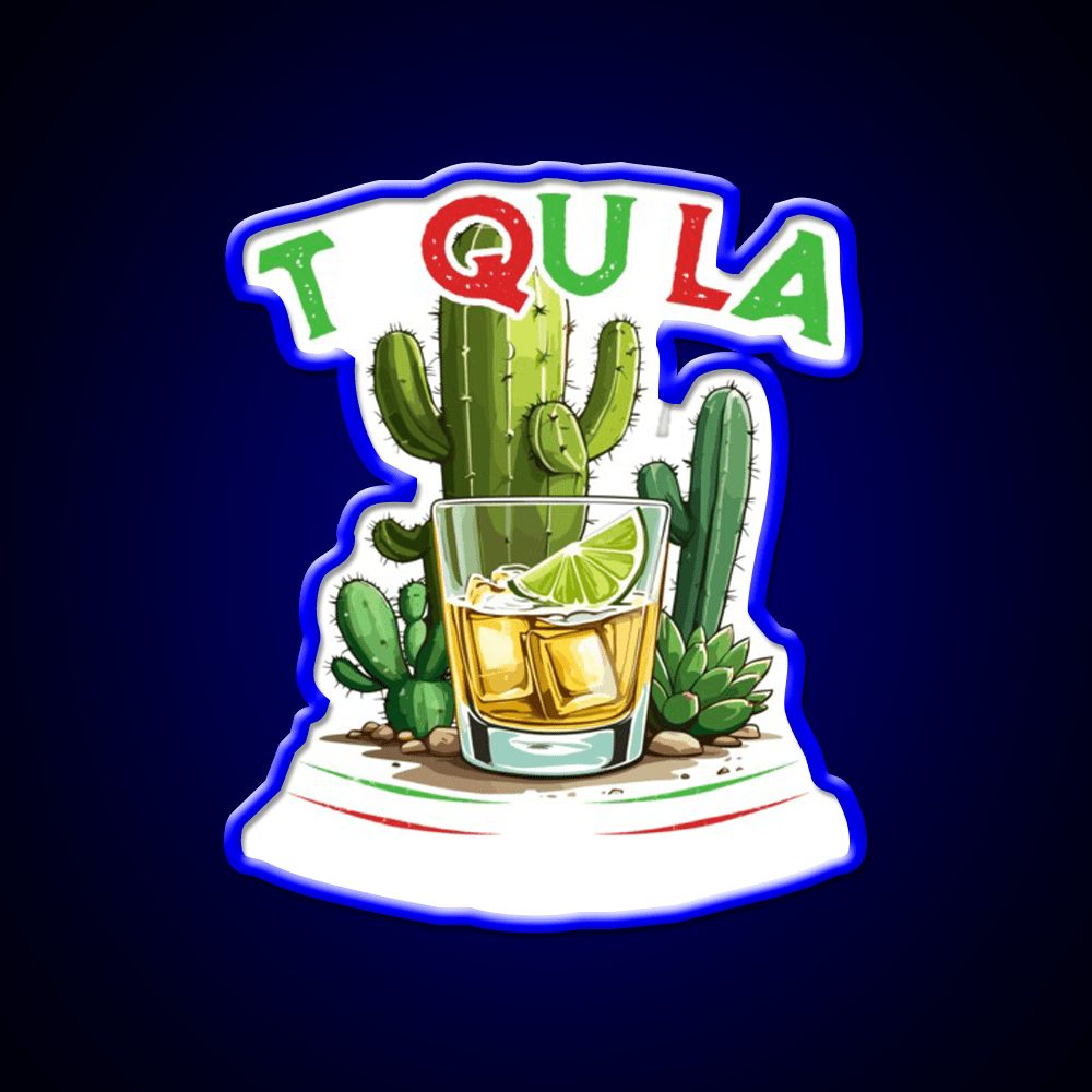 Tequila Saying Cinco De Mayo Party Drink Tequila Led Neon Sign Rgb Color - Shineneon