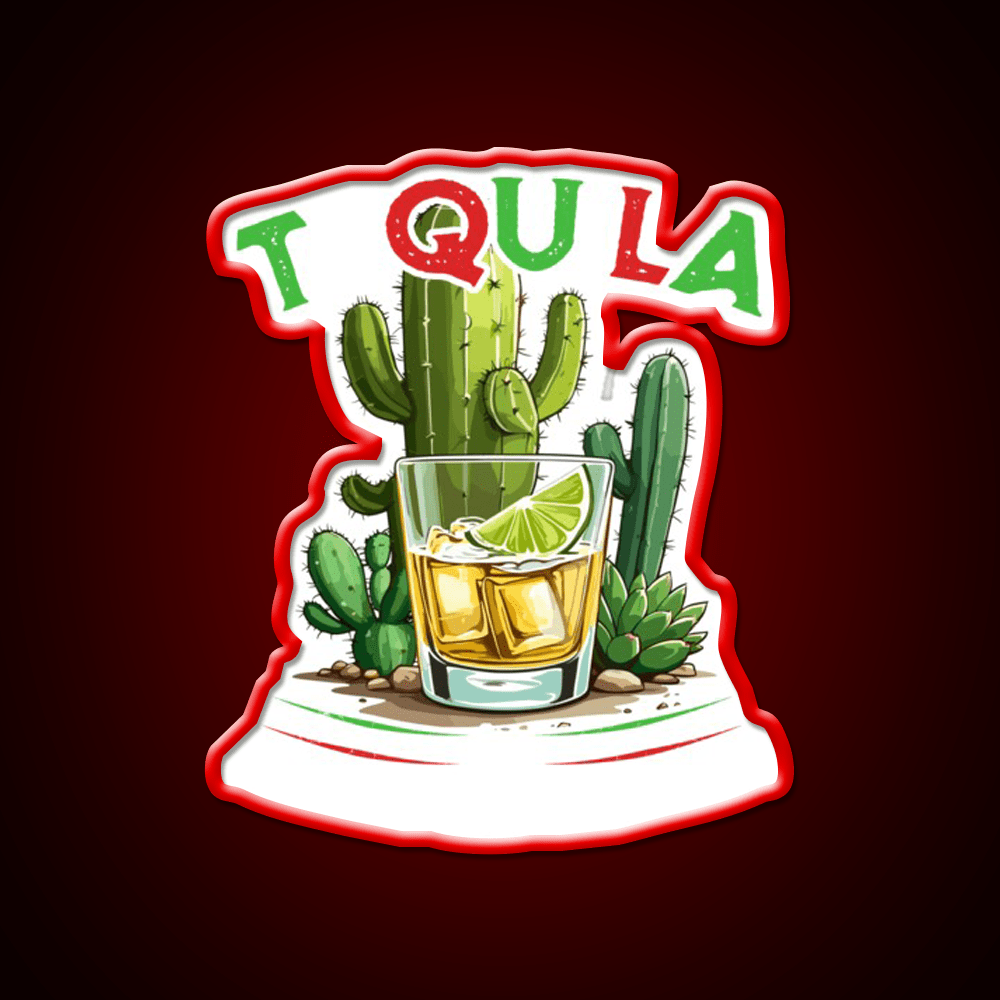 Tequila Saying Cinco De Mayo Party Drink Tequila Led Neon Sign Rgb Color - Shineneon
