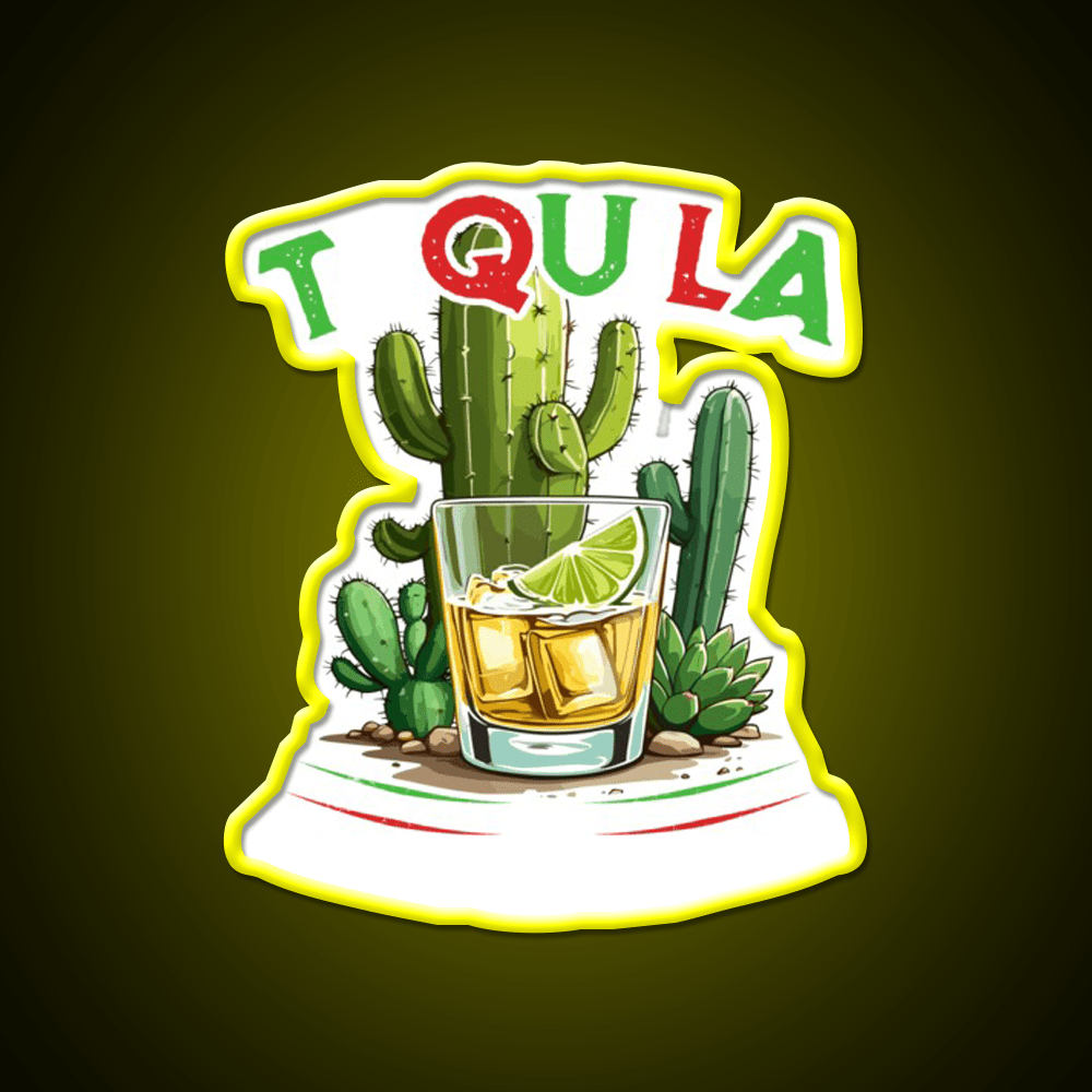 Tequila Saying Cinco De Mayo Party Drink Tequila Led Neon Sign Rgb Color - Shineneon