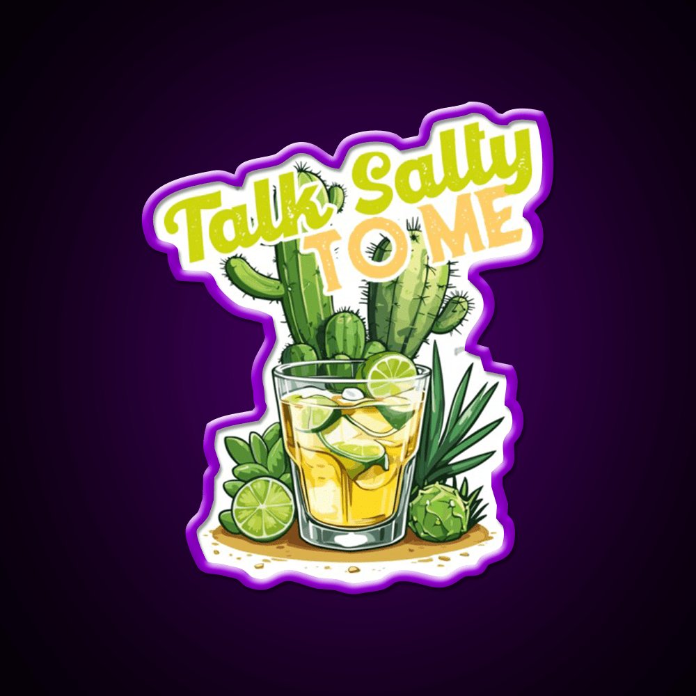 Tequila Saying Party Drink Tequila Led Neon Sign Cocktail Neon Sign Rgb Color - Shineneon