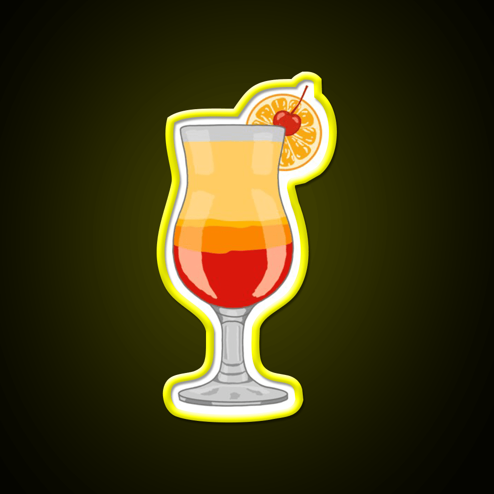 Tequila Sunrise Cocktail Bar Decor Led Neon Sign Rgb Color - Shineneon
