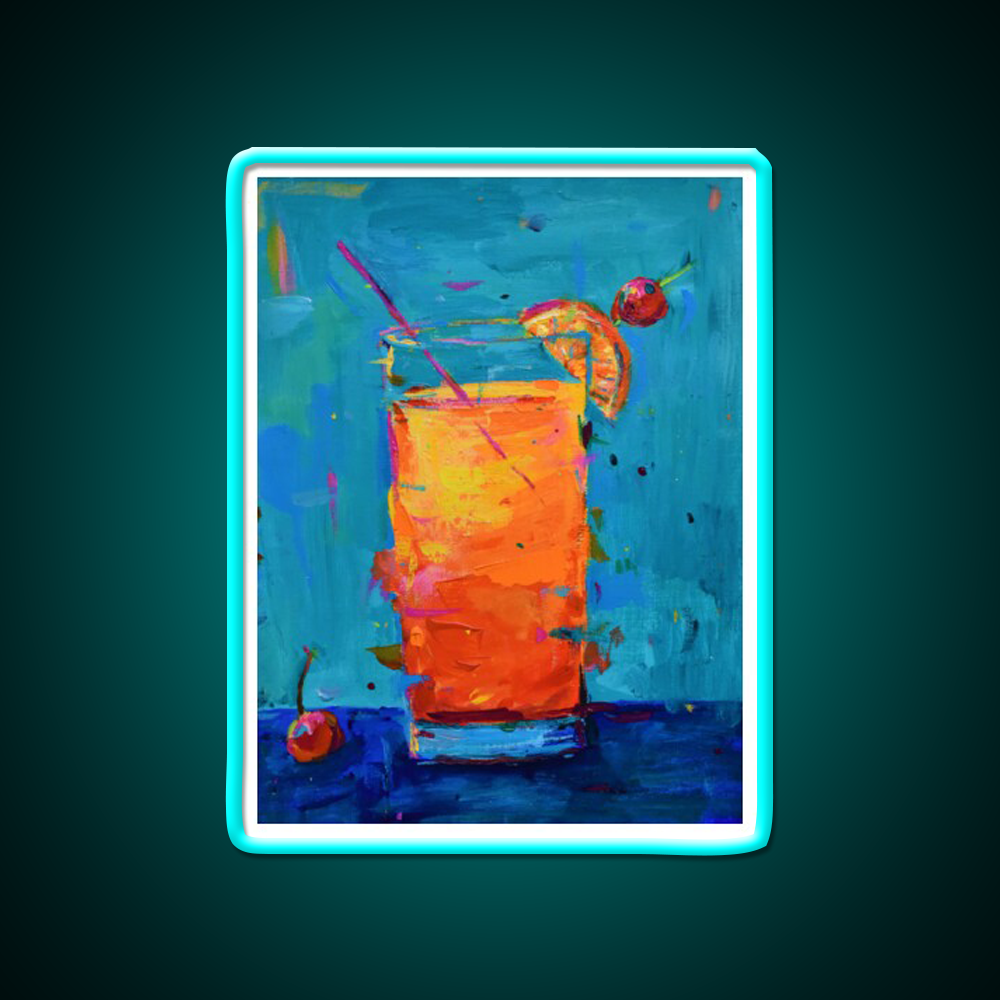 Tequila Sunrise Party Drink Tequila Led Neon Sign Bar Led Sign Rgb Color