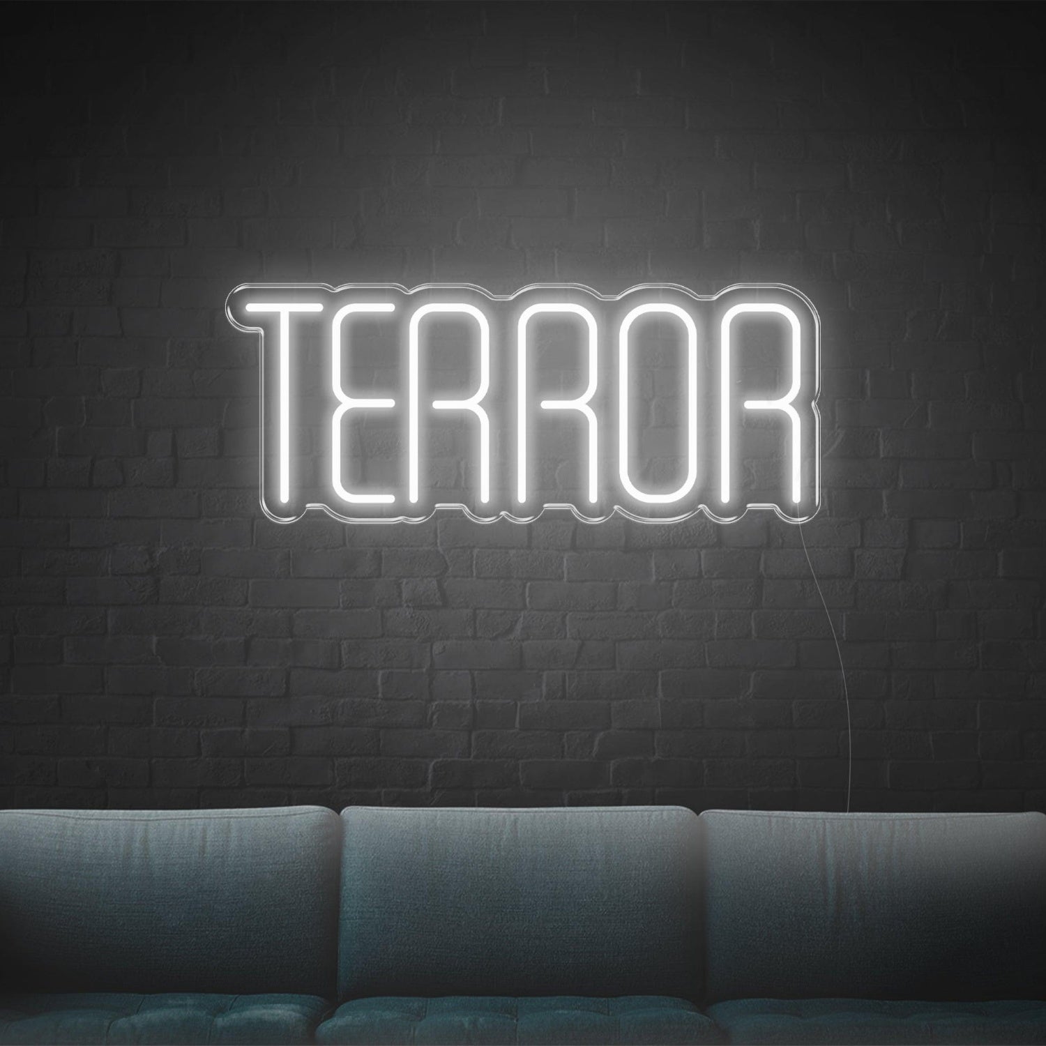 Terror Red Bold Led Neon Sign For Horror-Themed Decor | Shineneon