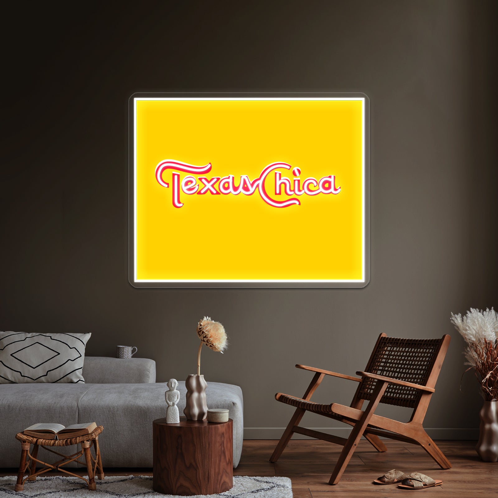 Texas Chica Artwork Neon Signs For Sale | Shineneon