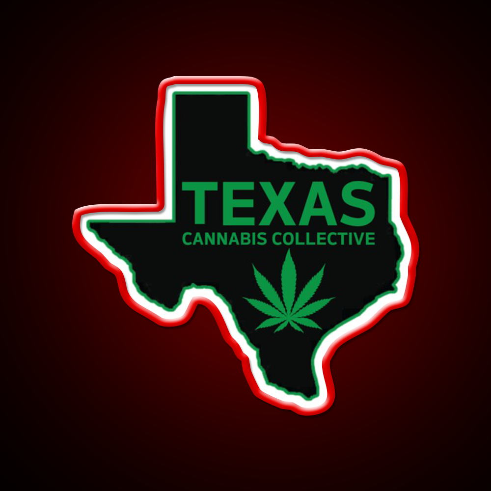 Texas Collective Hemp Inspired Green Leaf Led Neon Sign Rgb Color - LED neon sign view 10