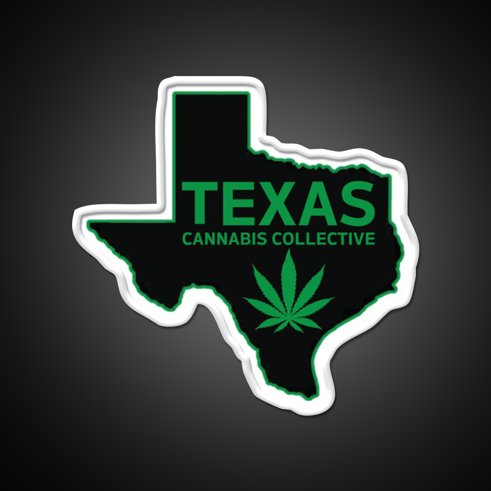 Texas Collective Hemp Inspired Green Leaf Led Neon Sign Rgb Color - LED neon sign view 11