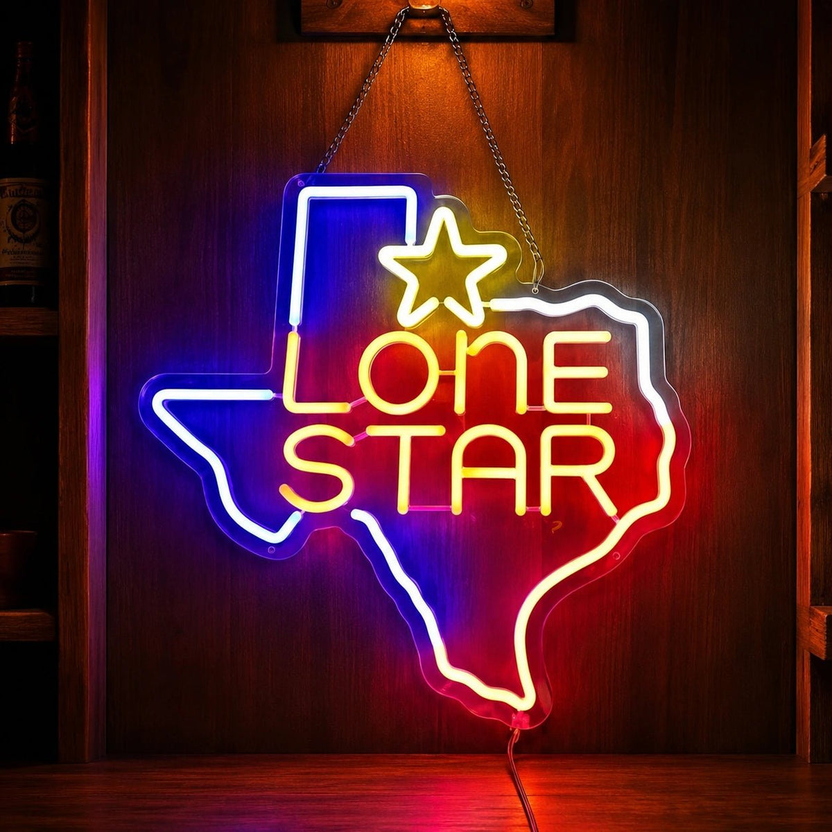 Texas Lone Star LED Neon Sign - Shineneon