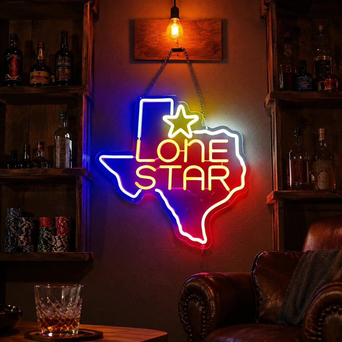Texas Lone Star LED Neon Sign - Shineneon